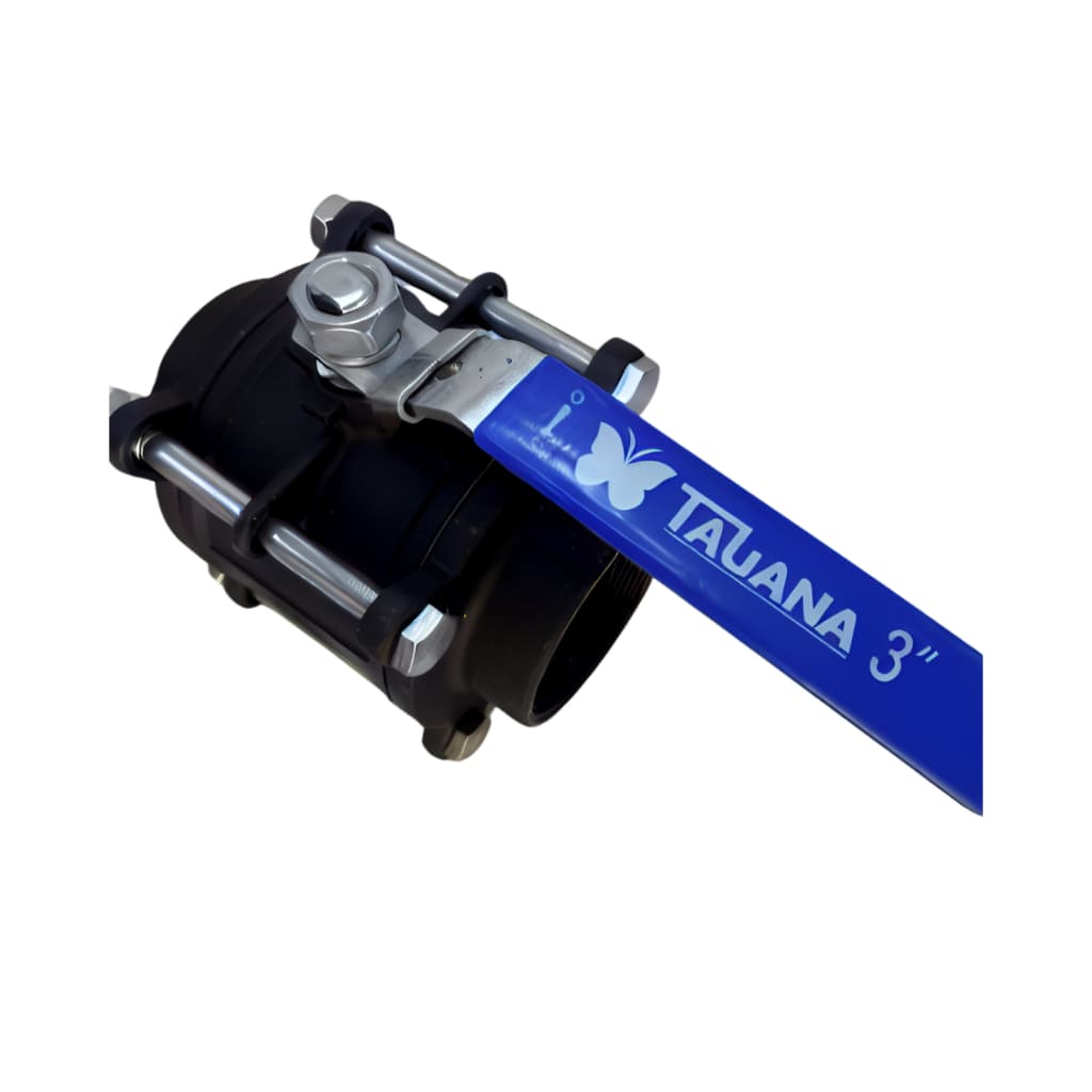 Válvula Esfera Tripartida 3 DN75  WCB 300 Libras Passagem Plena Teflon Puro - VET3010
