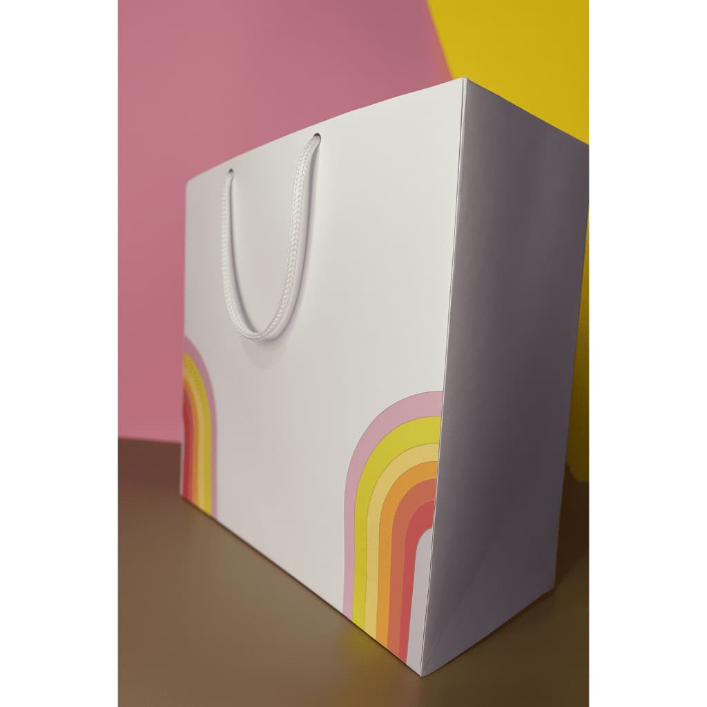 Sacola de Papel Personalizada com Nome ou Logo – Tamanho 20x20x10 Embalagem