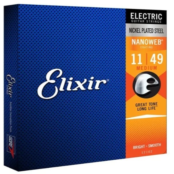 Encordoamento Guitarra 0,11 Elixir Nanoweb Medium