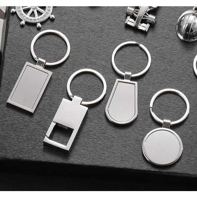Kit 12/24/36 Und Chaveiro Metálico Vários Formatos – Produto Suporta Gravação (Não Oferecemos o Serviço)