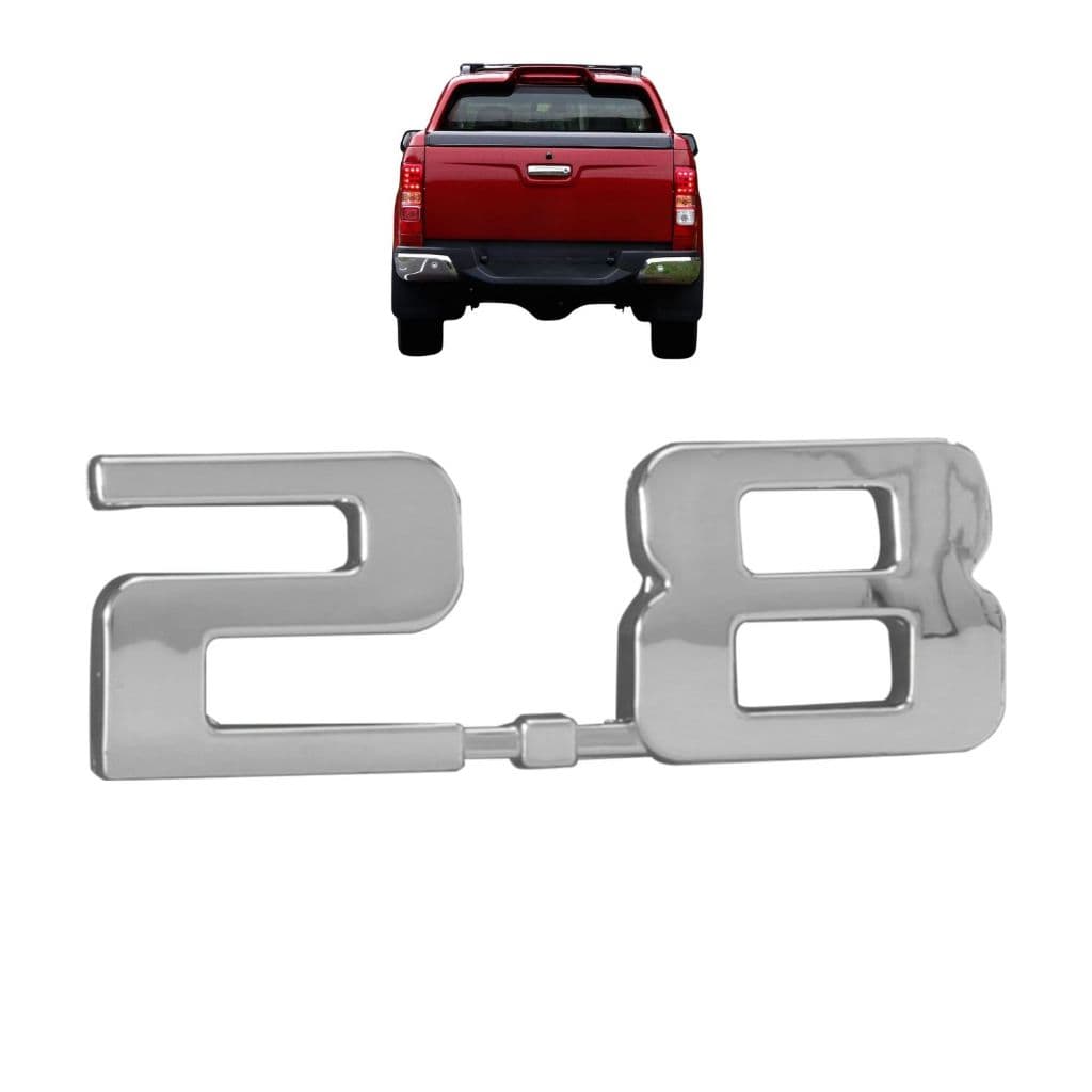 Emblema Letreiro 2.8 S10 2016 a 2022 Cromado