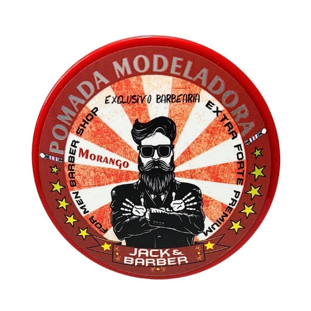 Pomada Modeladora Cera Baby Hair Cabelo Afro Cacho Jack & Barber 150g