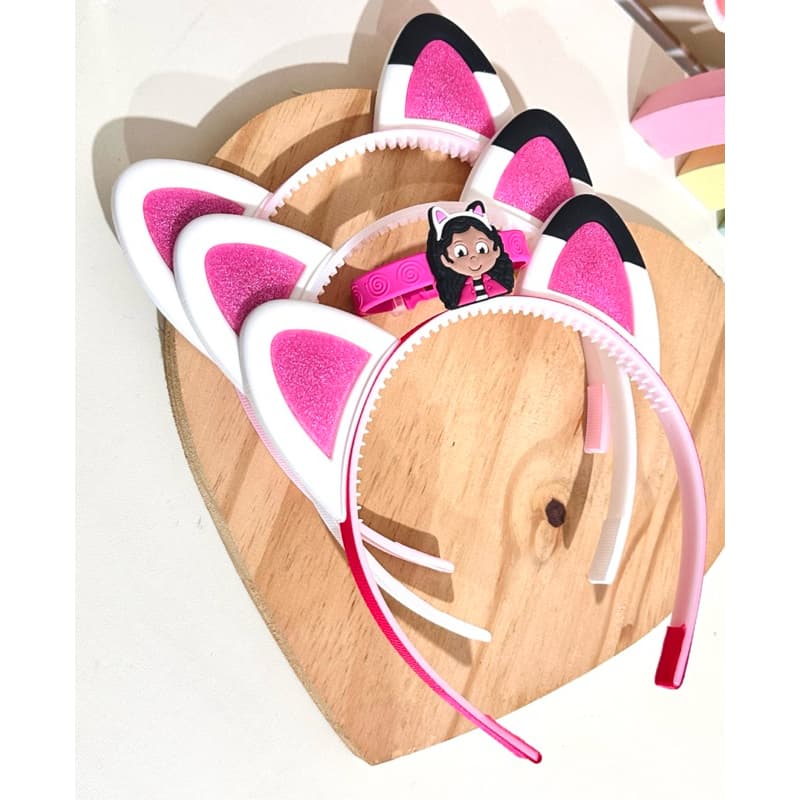 Tiara Gabby Emborrachada Silicone 1 2 Até 5 Tiaras Casa Mágica da Gabby Infantil Orelha Gabby Presente Menina