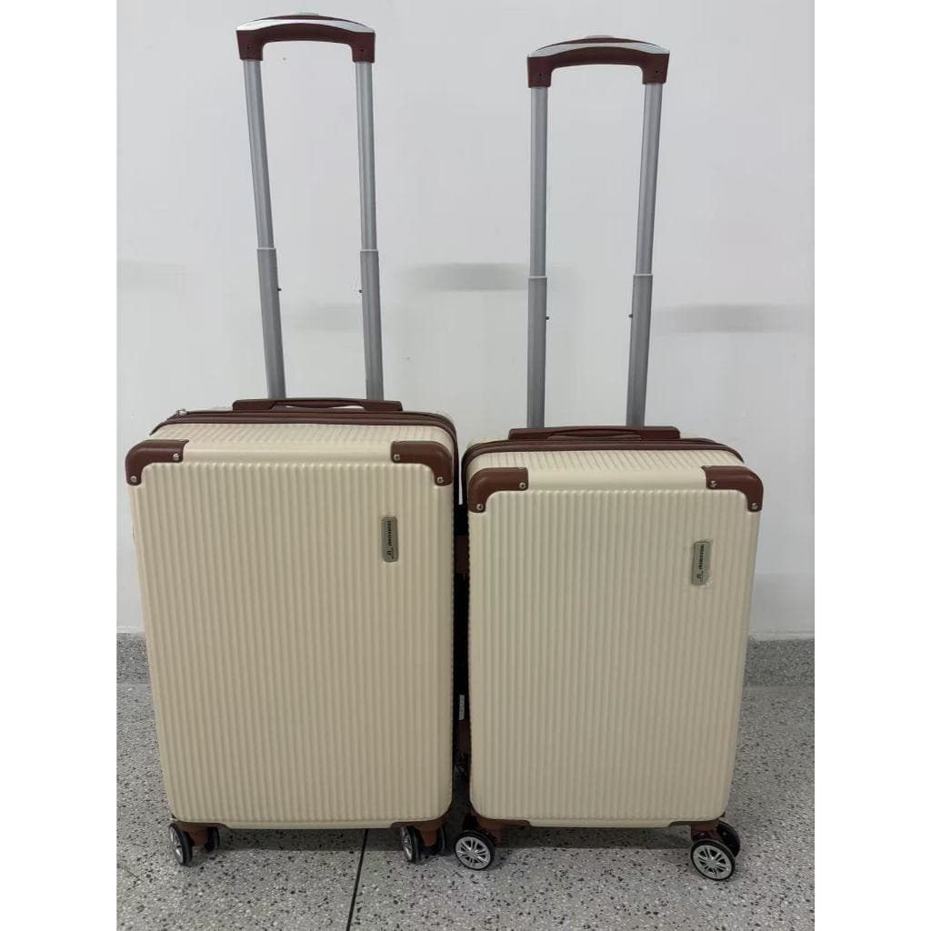 KIT 2 Mala De Viagem/Bordo 9 e10KG Expansível-Ziper Dupla 4 Roda Gira 360 Grau Removível/leve no avião+ Chaveiroe e Fita