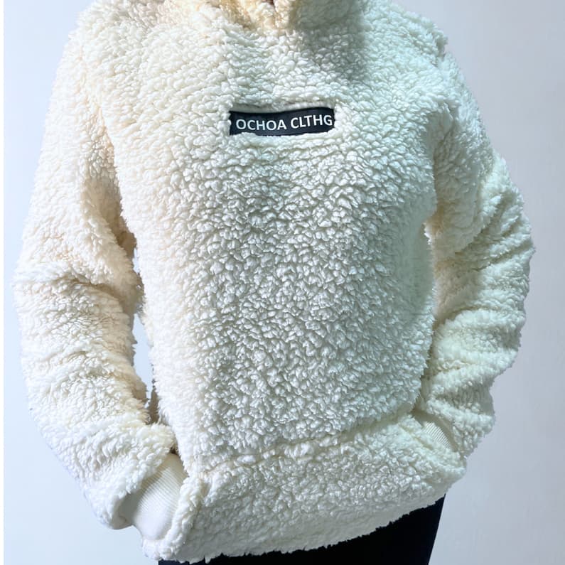 Casaco Cacharrel Teddy Blusa de Pelinho Teddy Peluciado Fofinho