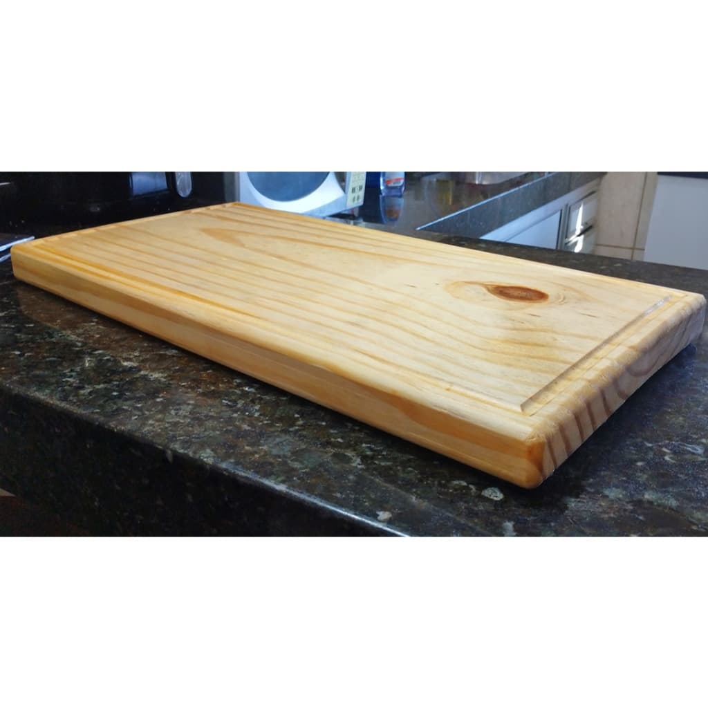 Tábua de Corte madeira Artesanal Carne Macarrão tamanos: 60x30x4 / 30x30x4/ 60x30x2 / 30x30x2