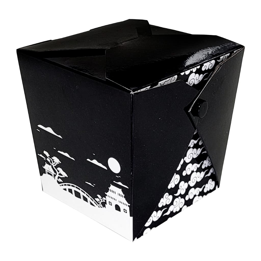 Caixa Box Médio Yakisoba 850mL (8,5x10x10,5cm) – Embalagem Delivery Oriental