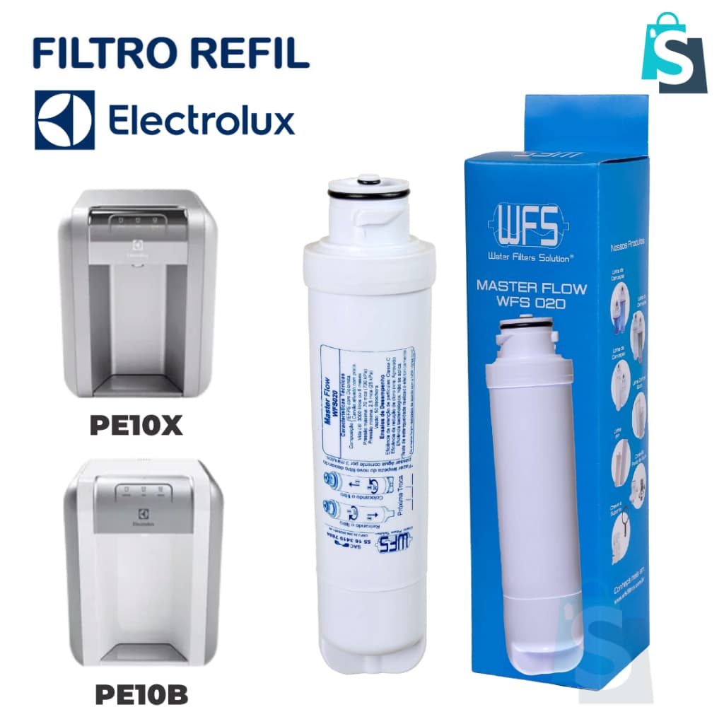 Refil Filtro com Dolomita para purificadores Electrolux - WFS020 MASTER FLOW