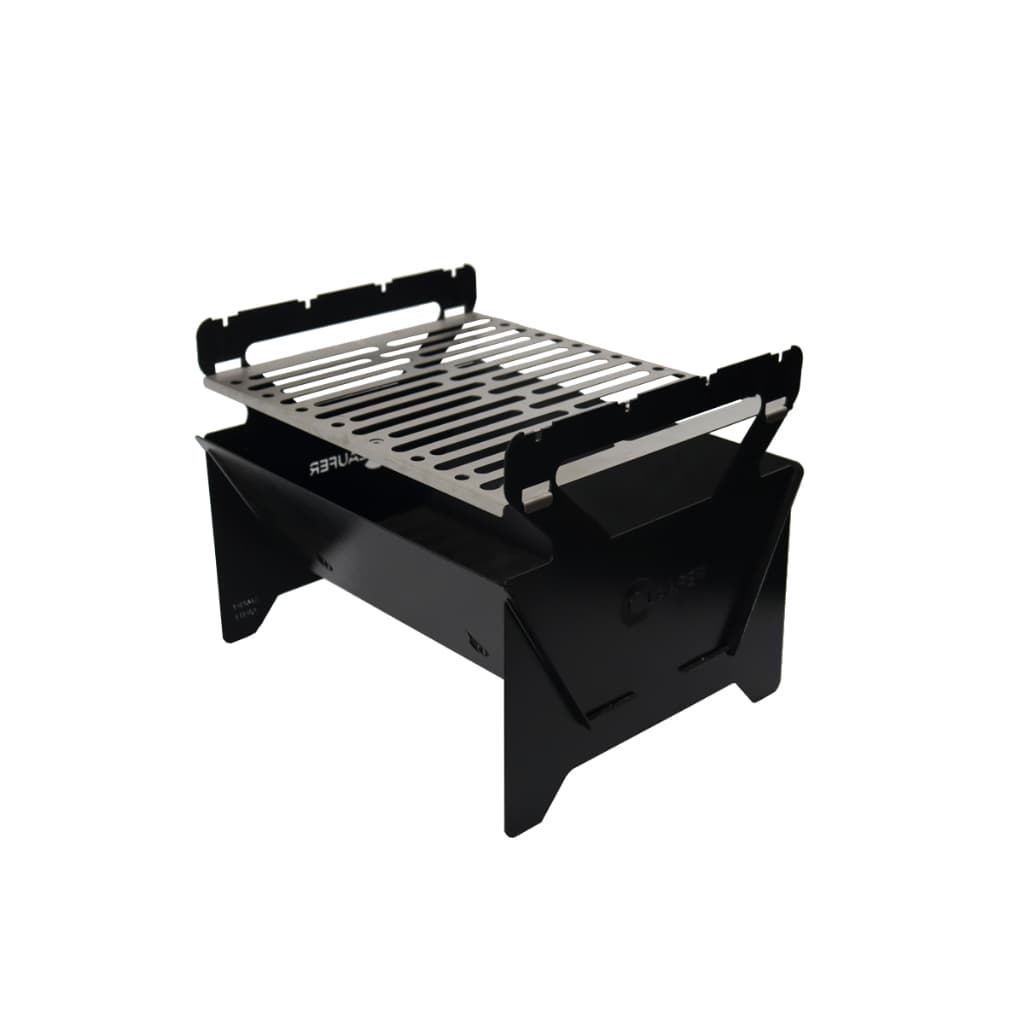 Churrasqueira 40cm Inox Portátil Desmontável Praia Camping