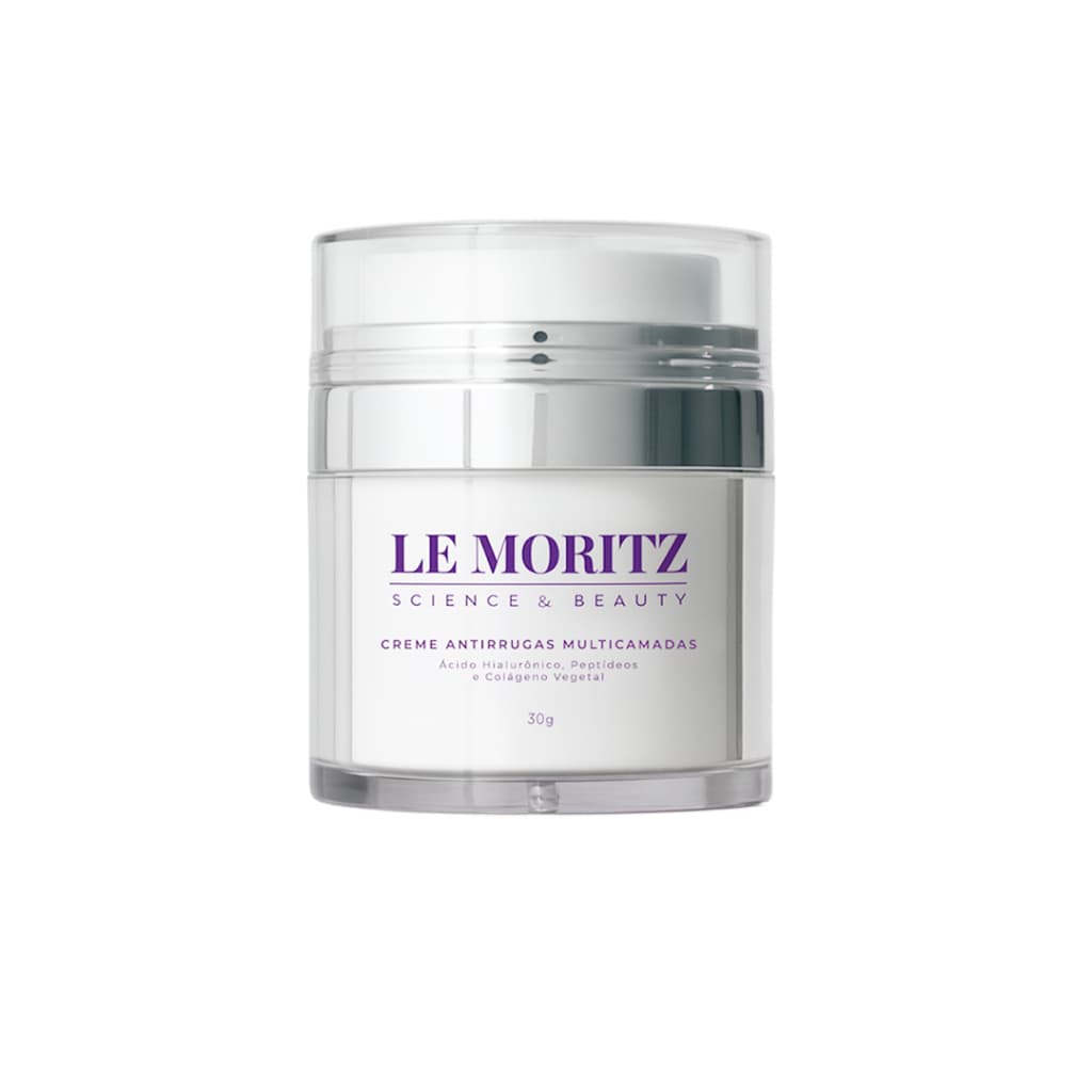 Creme Hidratante Facial Antirrugas Multicamadas Le Moritz Pele Madura