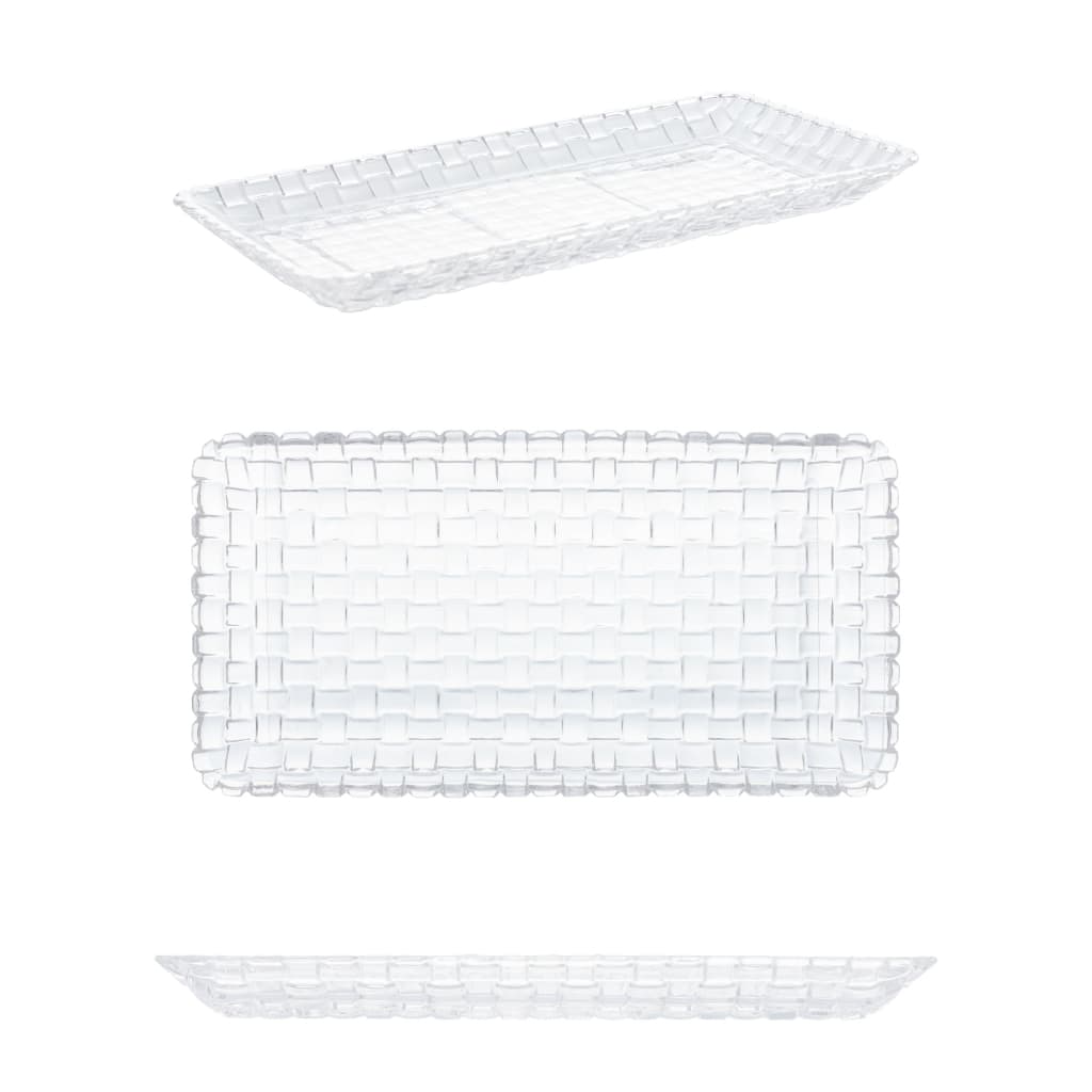 Travessa de Cristal Tress Lyor 25x13cm – Sofisticação e Brilho para Servir com Estilo