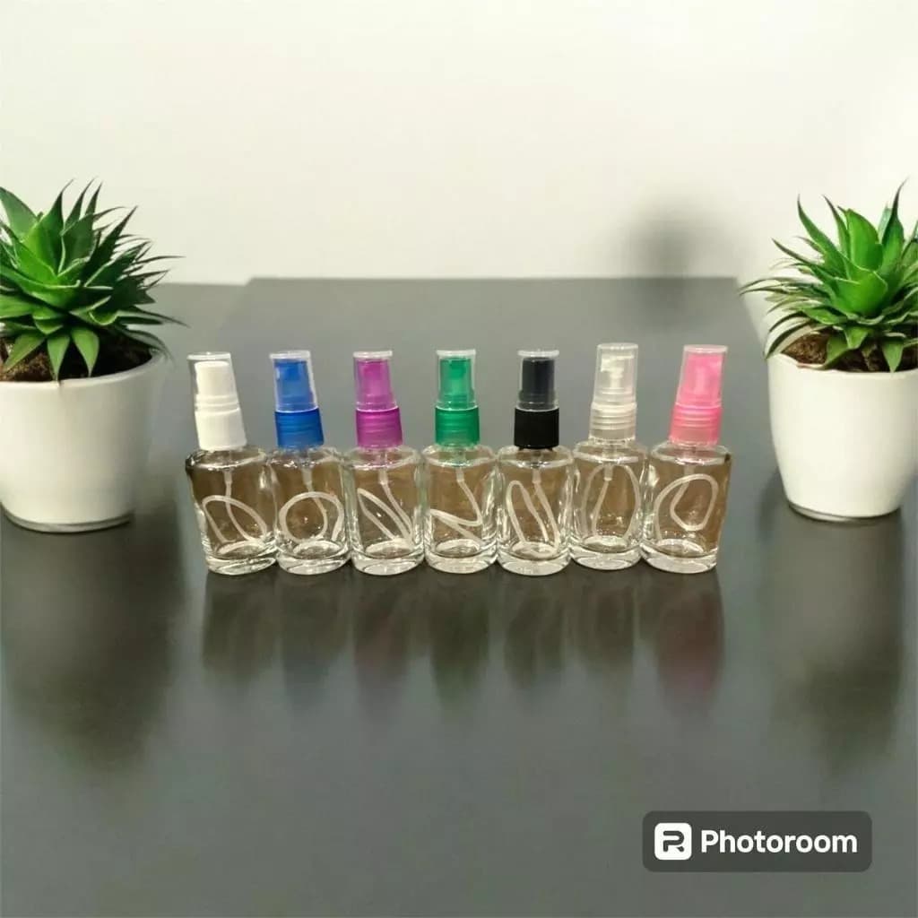 Kit 12 unid. Mini  Vidro 10ml com tampa válvula spray p perfume,  fragrância, essência