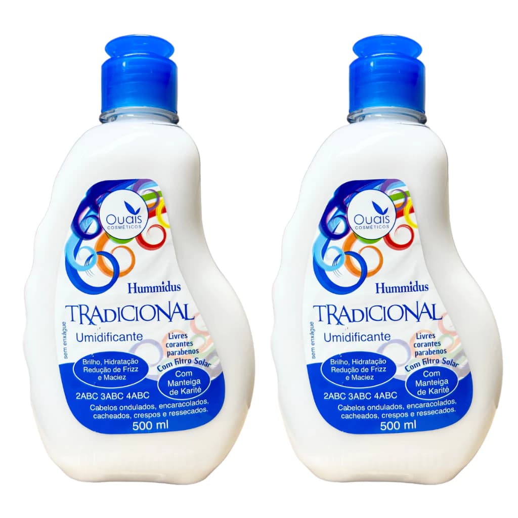 Creme Umidificante Hummidus Kit 2un Tradicional 500ml