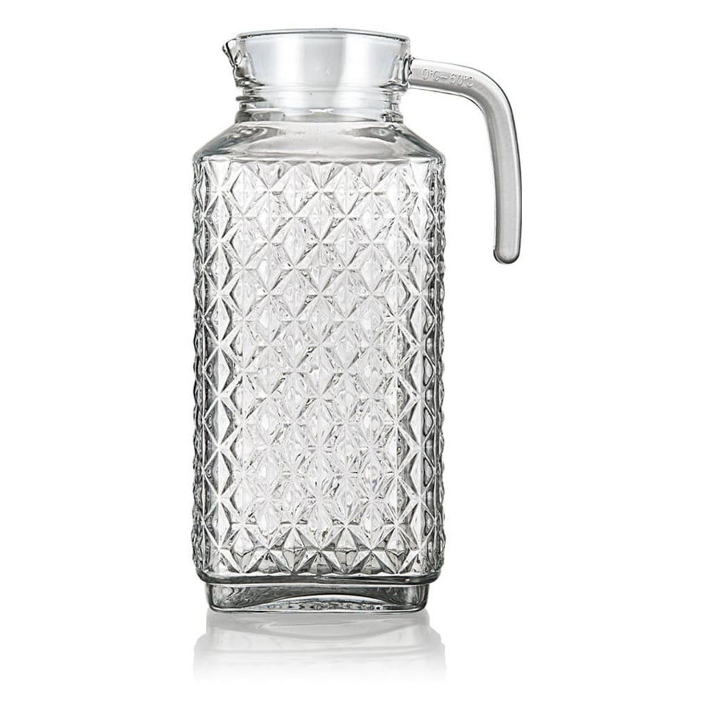 Jarra de Vidro Com Tampa Plástica 1,8 Litros Para Suco e Água Jarra de Mesa