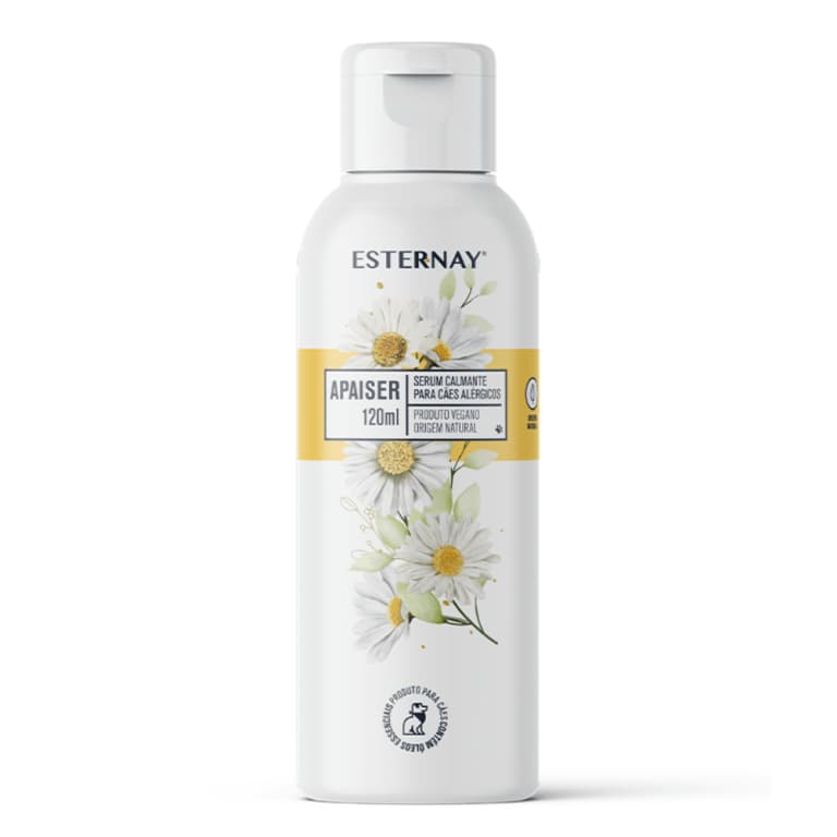 Pomada sérum calmante para Cães Alérgicos e Atópicos - Natural, vegana à base de camomila e extratos naturais