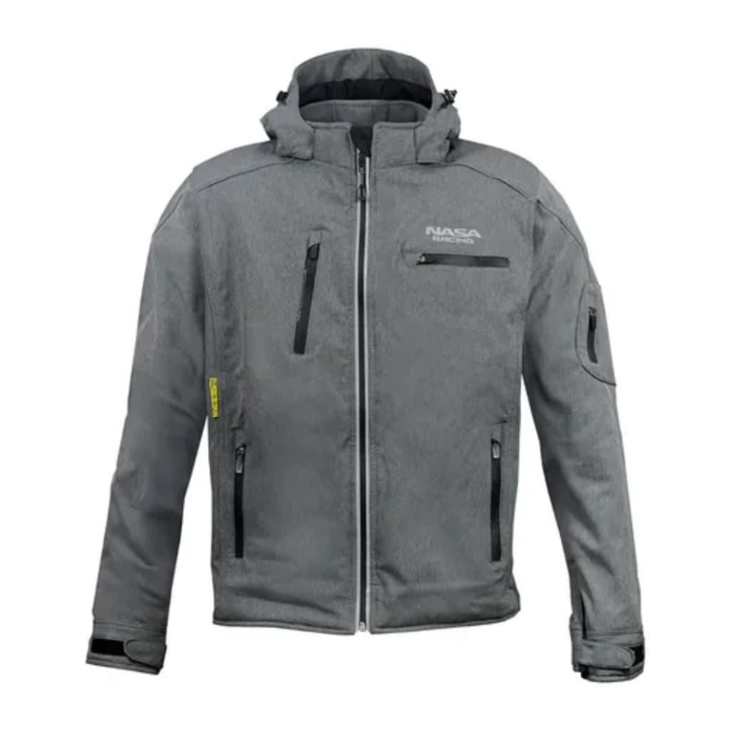 Jaqueta Nasa Motocicleta Racing Cool Gray Unissex