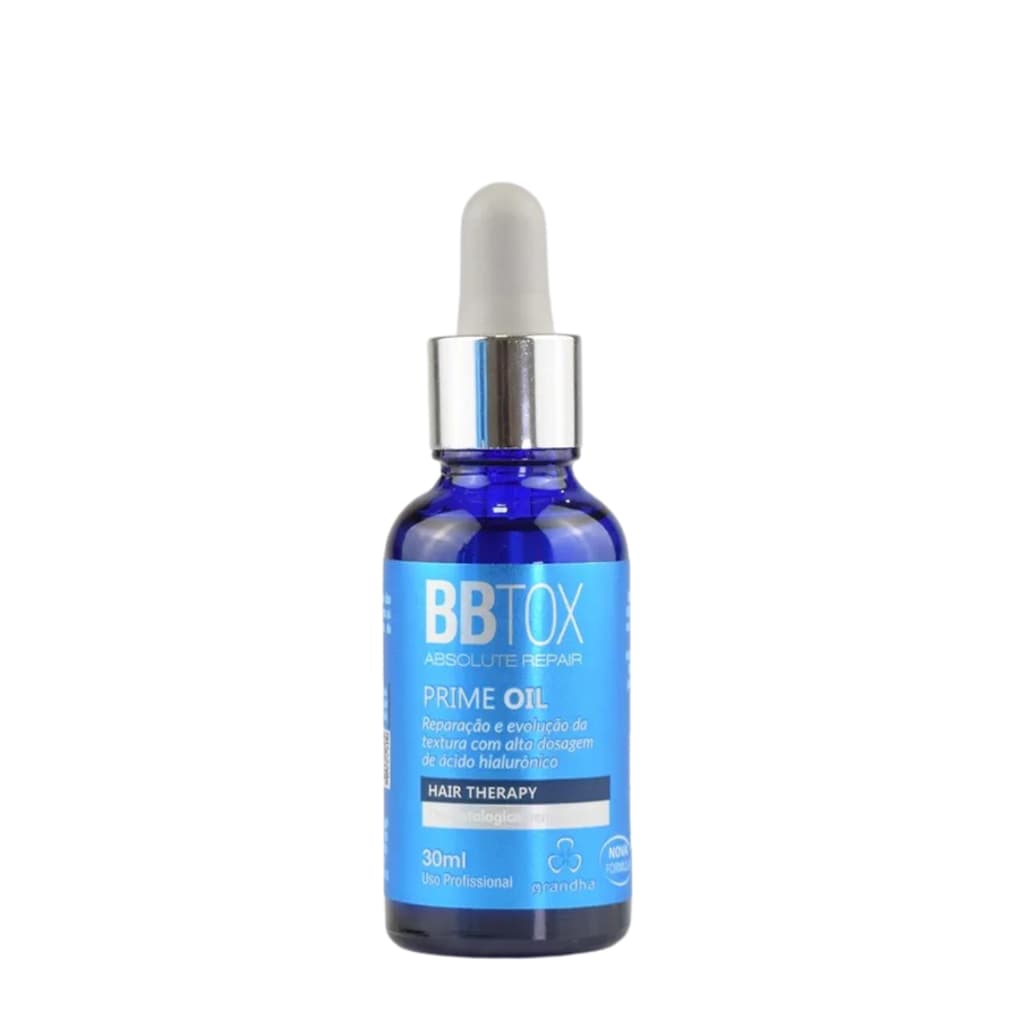BBtox Prime Oil Ácido Hialurônico Reparador de Danos 30ml - Reparador de Danos de Progressiva