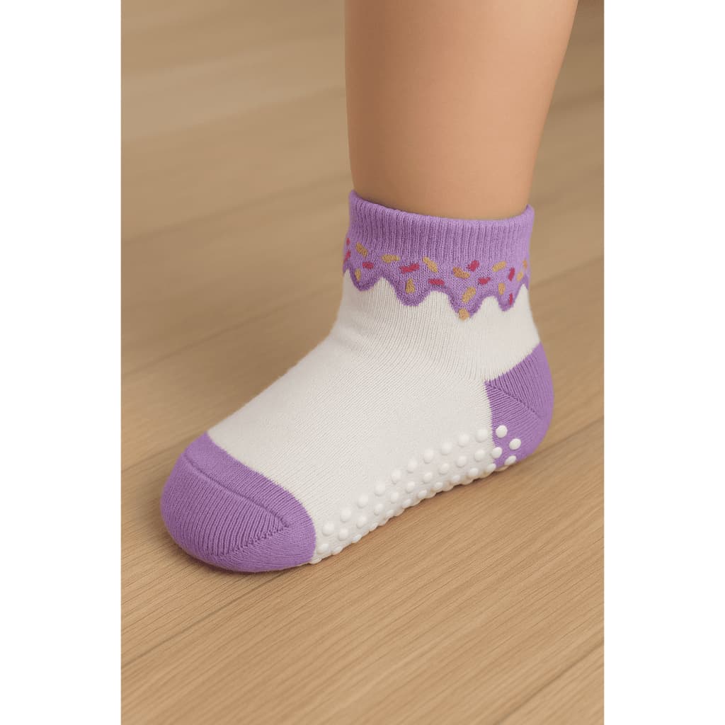 Kit Pares De Meia Infantil Cano Longo Menina e Menino 3 - 6 / 6 - 9 anos Estampas Moderninhas e Divertidos Para Crianças