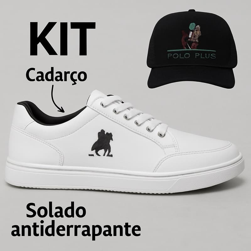 Tenis Masculino Casual Básico Conforto Dia Dia Moderno Leve Homem Estiloso