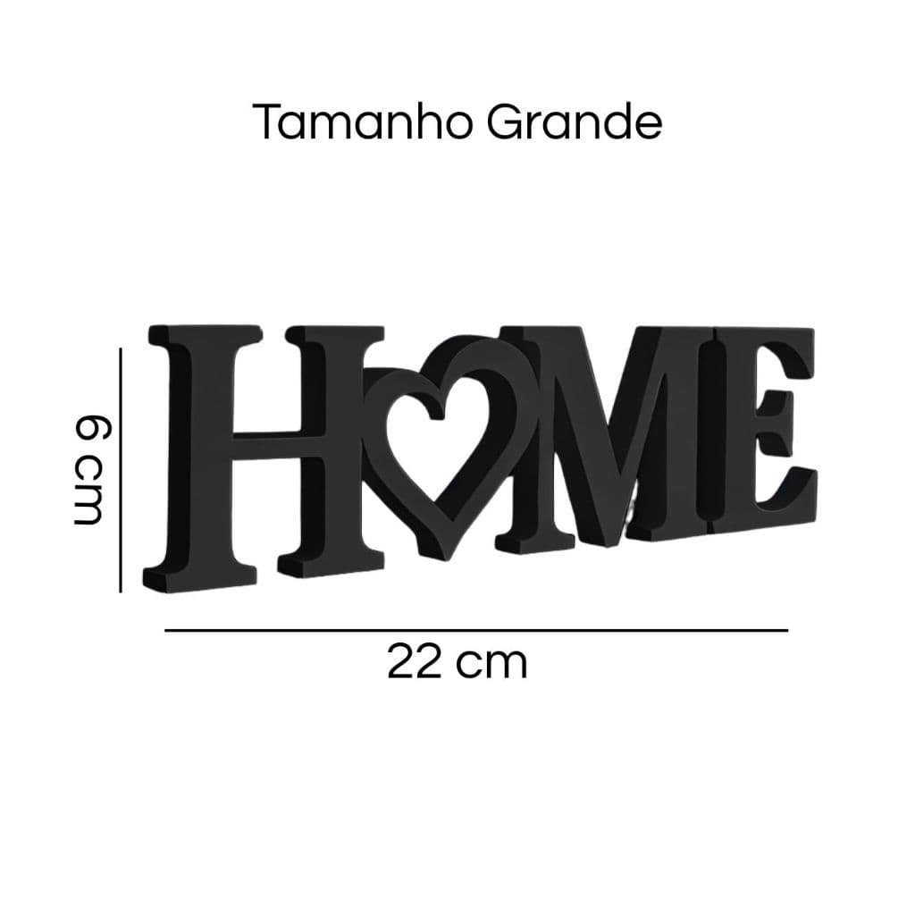 Enfeite Decorativo Detreiro Home Coração - Decoração para Estante Sala Quarto Escritorio Mesa