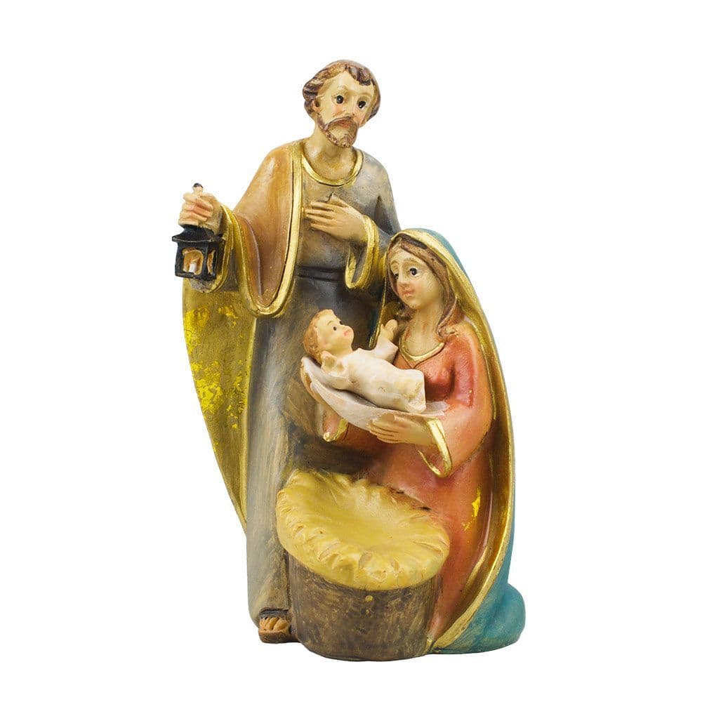 Presépio De Natal Sagrada Família 11cm - Enfeite Resina