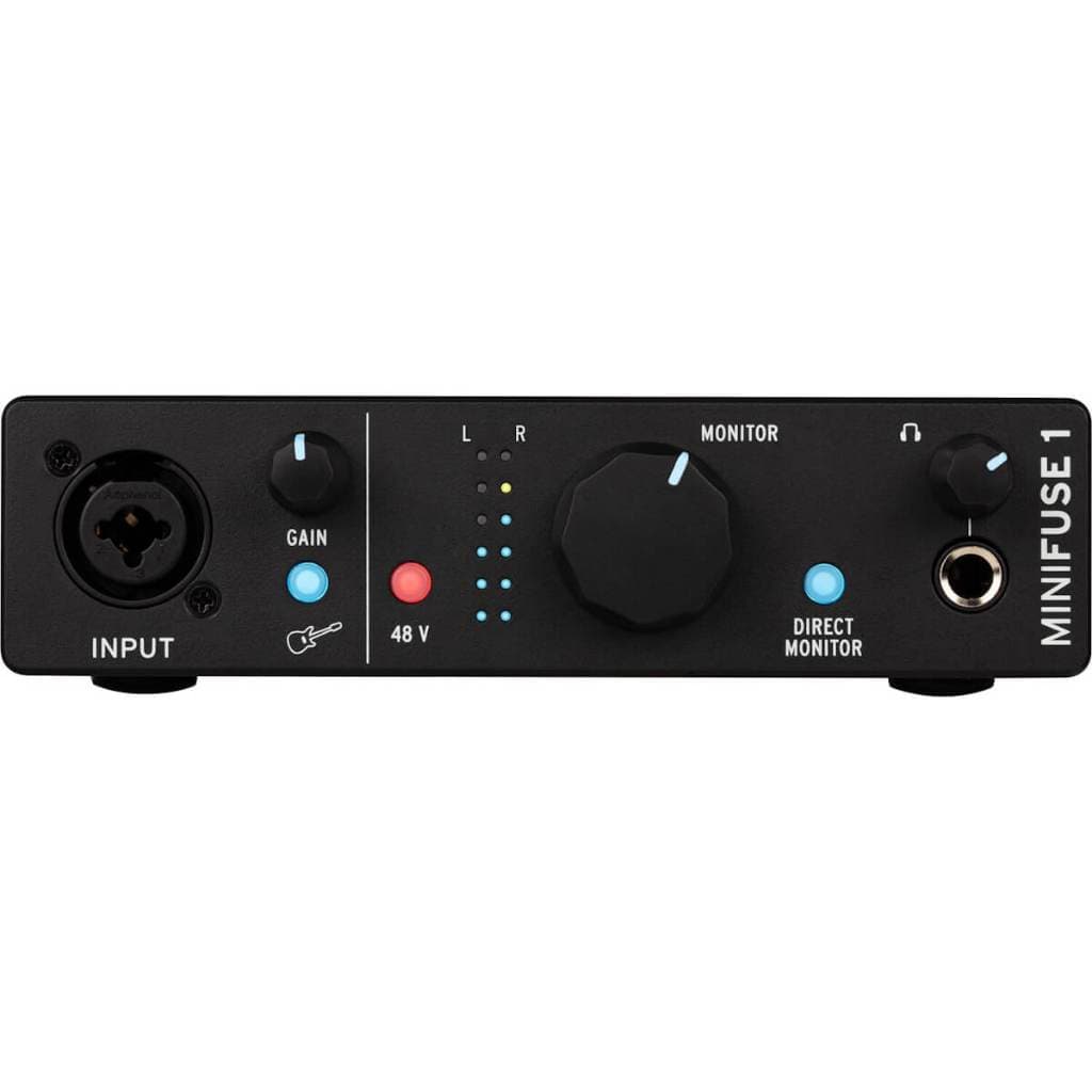 Interface de áudio Arturia MiniFuse 1 USB-C Portátil Preto