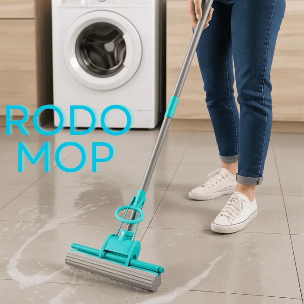 Mop Esfregão Rodo Magico Para Limpeza Lava Seca Sala Quarto