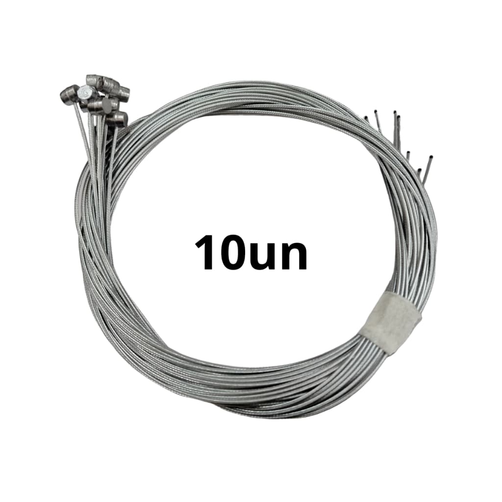 10 Cabos De Freio Aço 1.5 X 1800mm Para Speed E Mtb 19 Fios