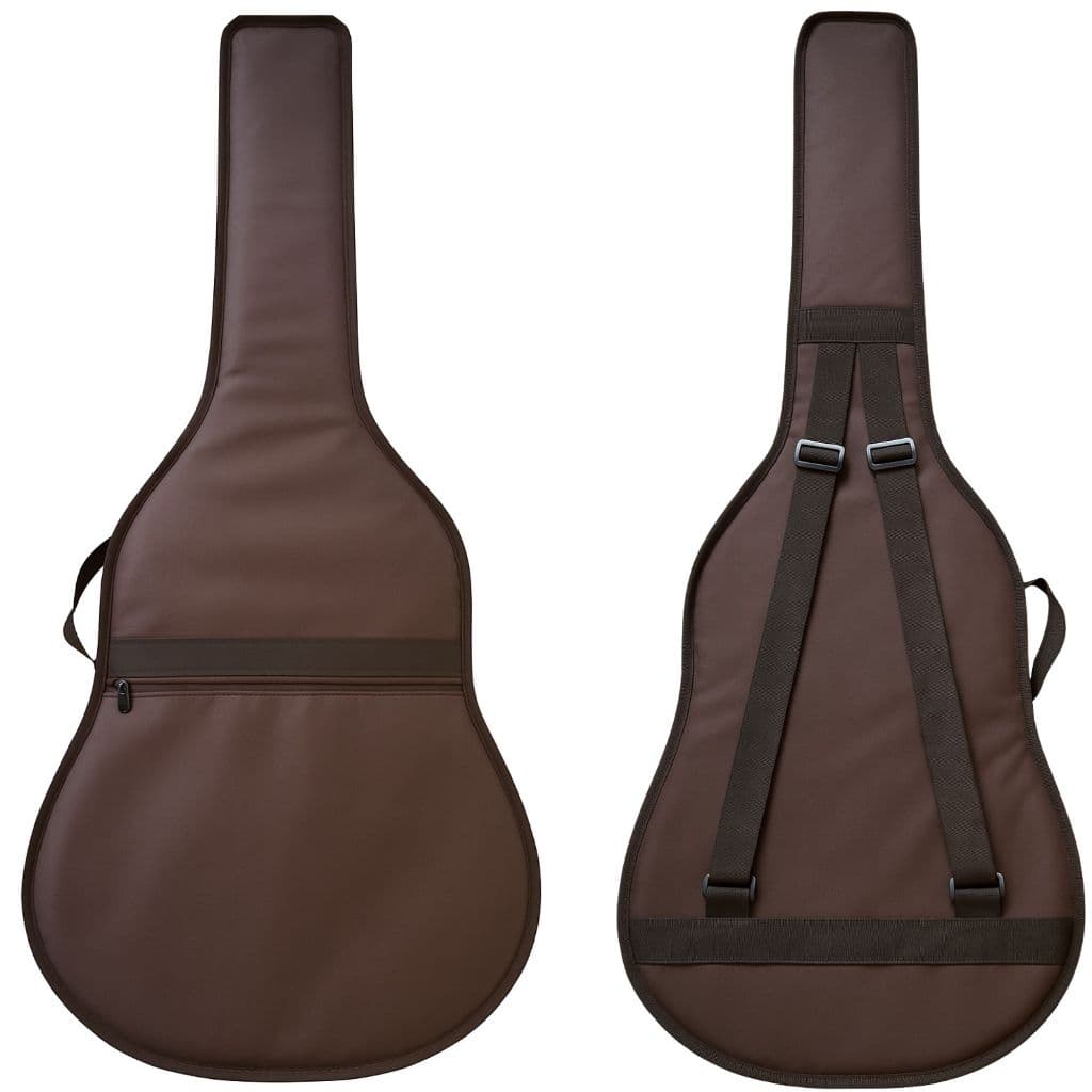 Capa Bag para violão clássico folk luxo acolchoada marrom