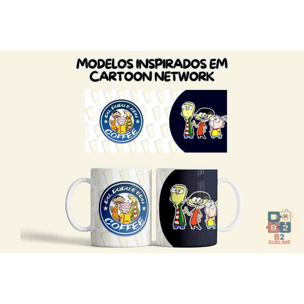 Caneca Cerâmica Personalizada Estampas Du, Dudu e Edu, Turma do Bairro, Presente Criativo | 325ml