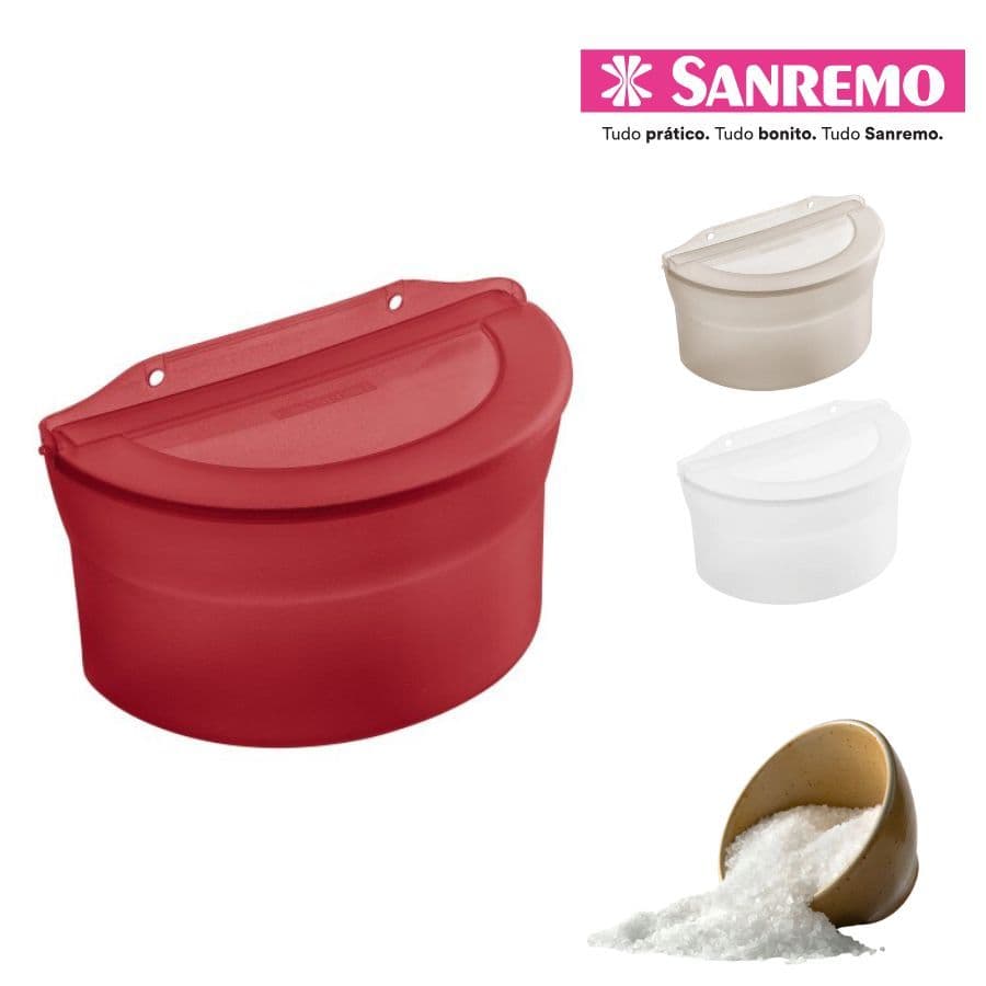 Saleiro Plástico  885ml Casar Sanremo Cores Sortida