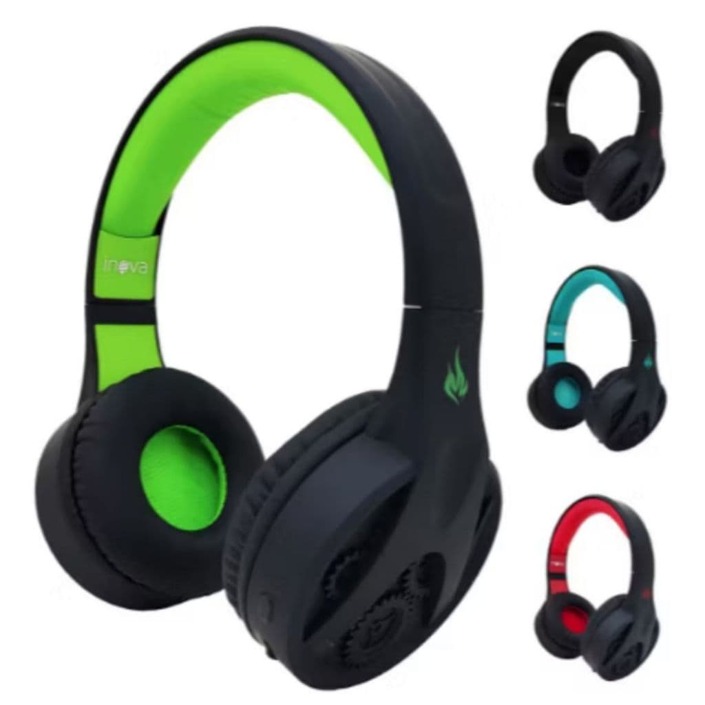 Fone de Ouvido Bluetooth Sem Fio Inova Original Headphone Revenda