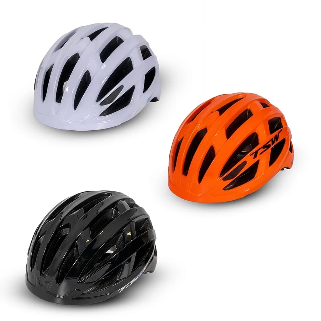 Capacete Ciclismo TSW Team 3 Tamanho M 54 A 59 MTB Speed Bike Adulto Ajustável Ventilado