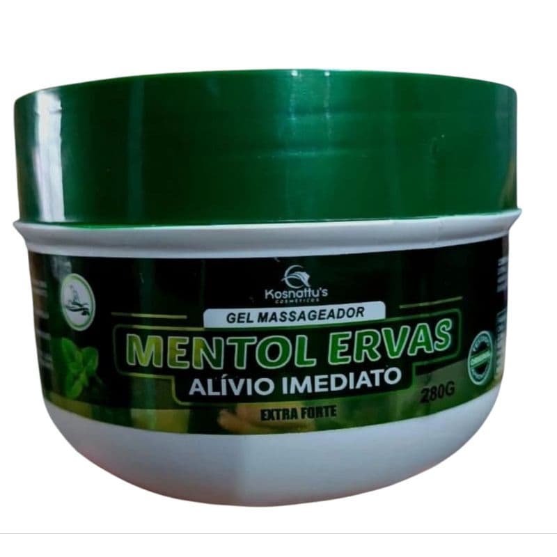 Gel Massageador Mentol Ervas Extra Forte - 280g
