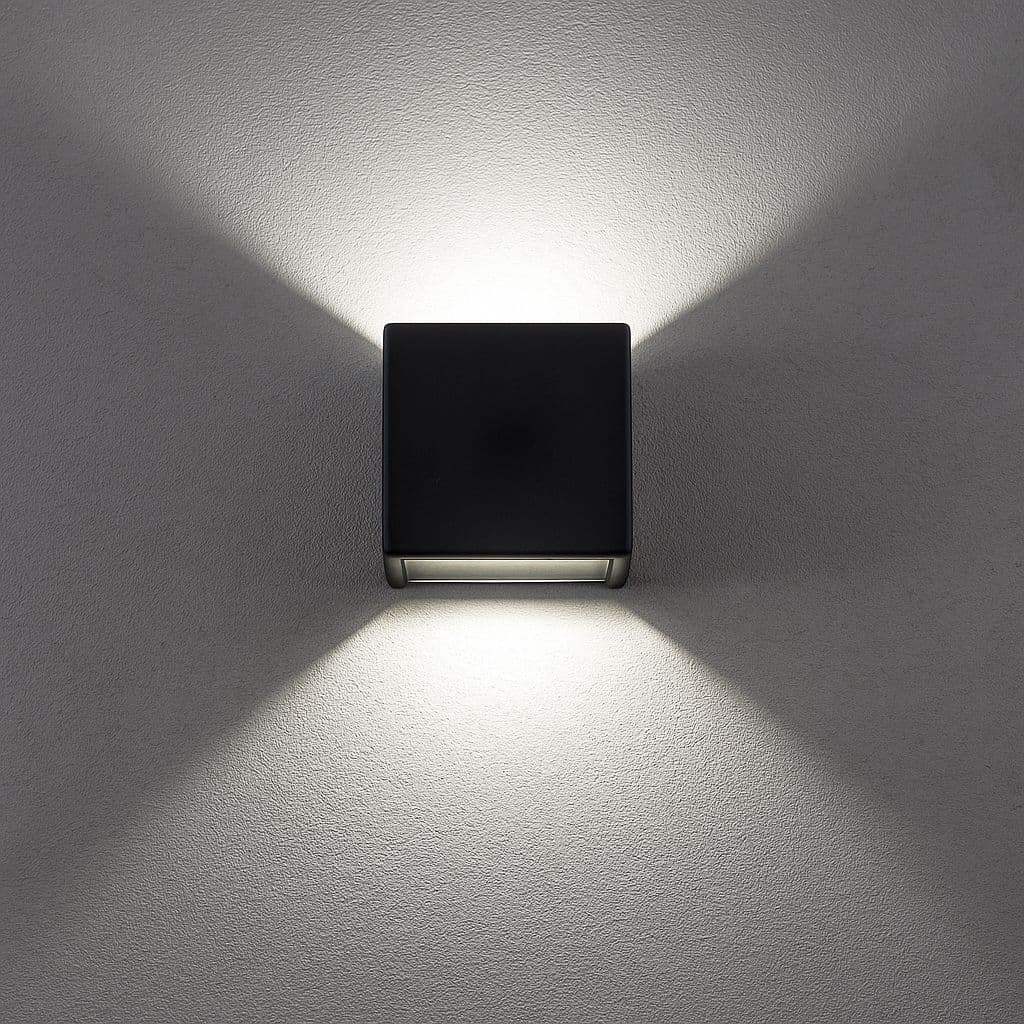 Kit 6 Luminárias Mini Slim Moderna Parede Área Externa E Interna Decorativa