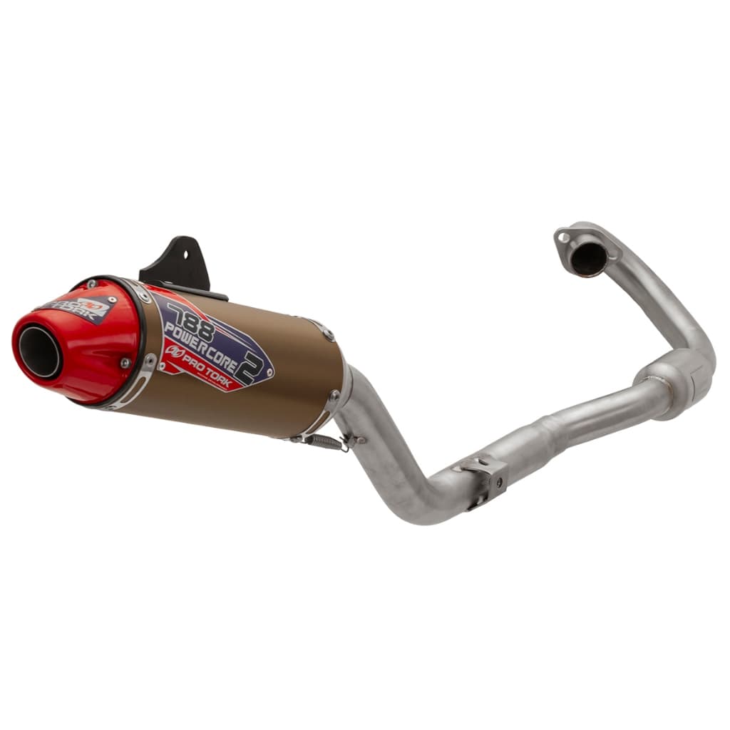 Escapamento Escape Esportivo Ponteira Para Moto Pro Tork Powercore 2 Crf 230f 2007 A 2020
