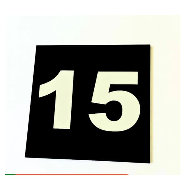 Placa Numeradora De Mesa 1 ao 40 Para Colar Na Mesa