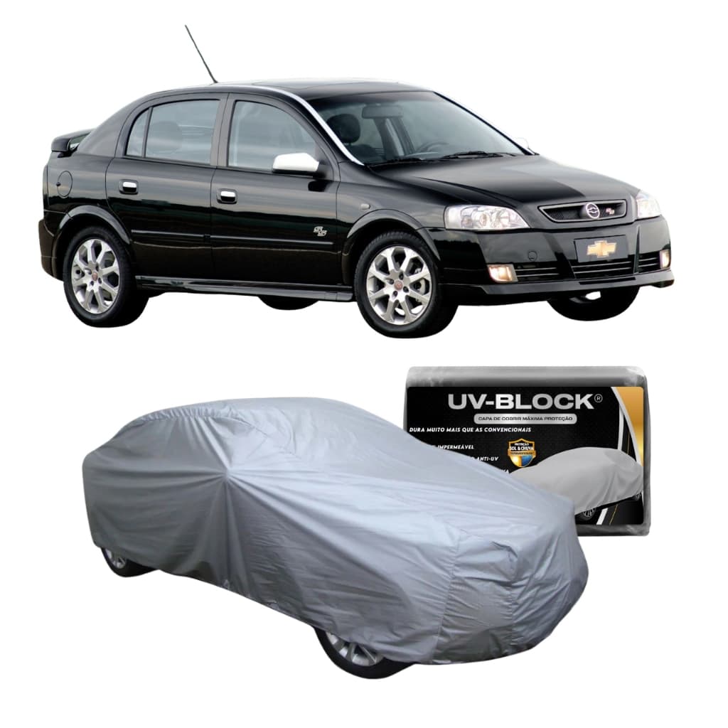 Capa Cobrir Carro Chevrolet Astra Hatch e Sedan - Lona FORRADA Cobrir Veículo Impermeável UV BLOCK
