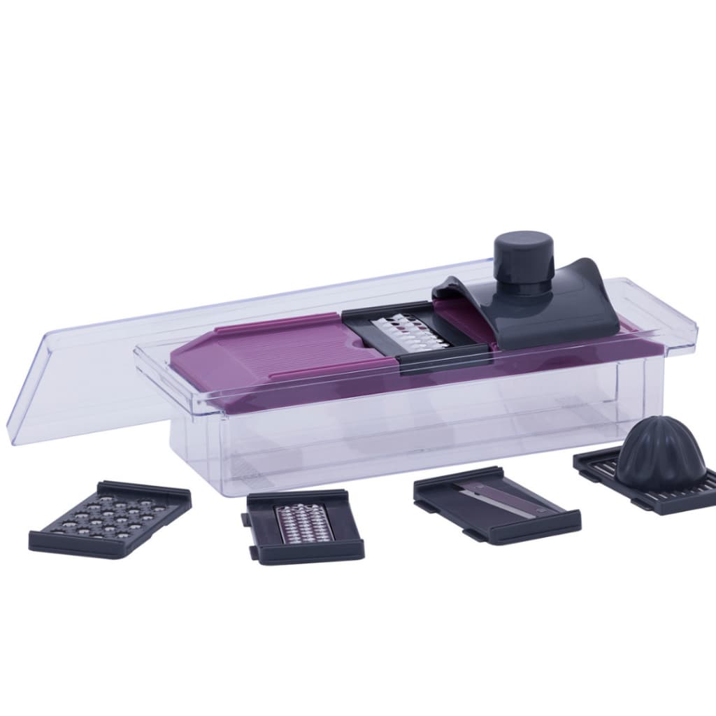 Mandolin Multifuncional 6 Lâminas com Dispenser Paramount – Corta, Rala e Fatia