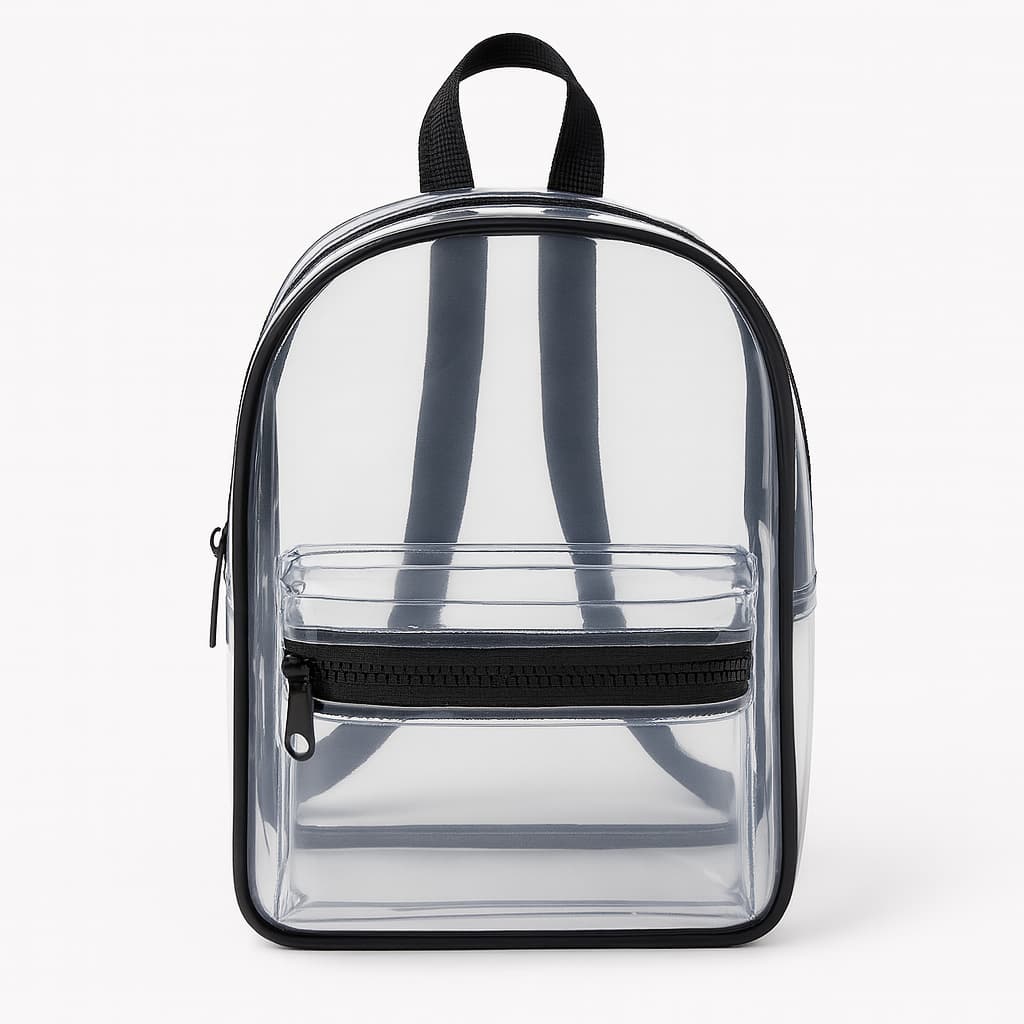 Mochila Transparente Média enfermagem e trabalho  escola