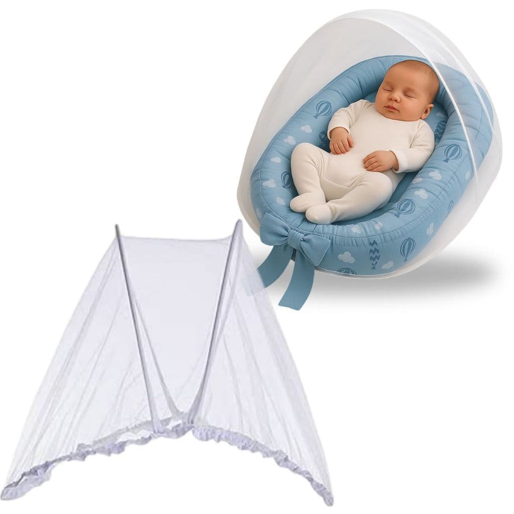 Mosquiteiro Para Ninho Redutor de Berço Protetor Universal Portátil Enxoval Bebe Menina Menino