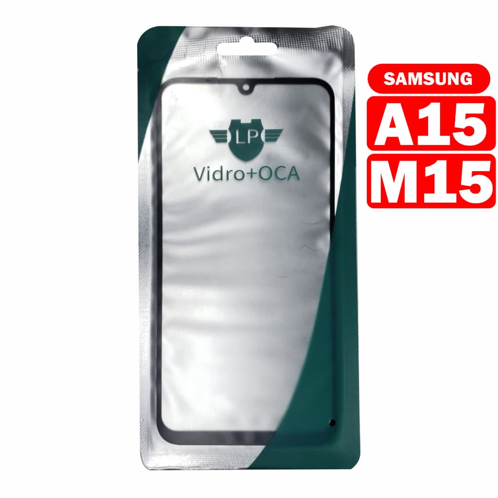 Vidro da Tela Galaxy A15 / M15 | Cola OCA