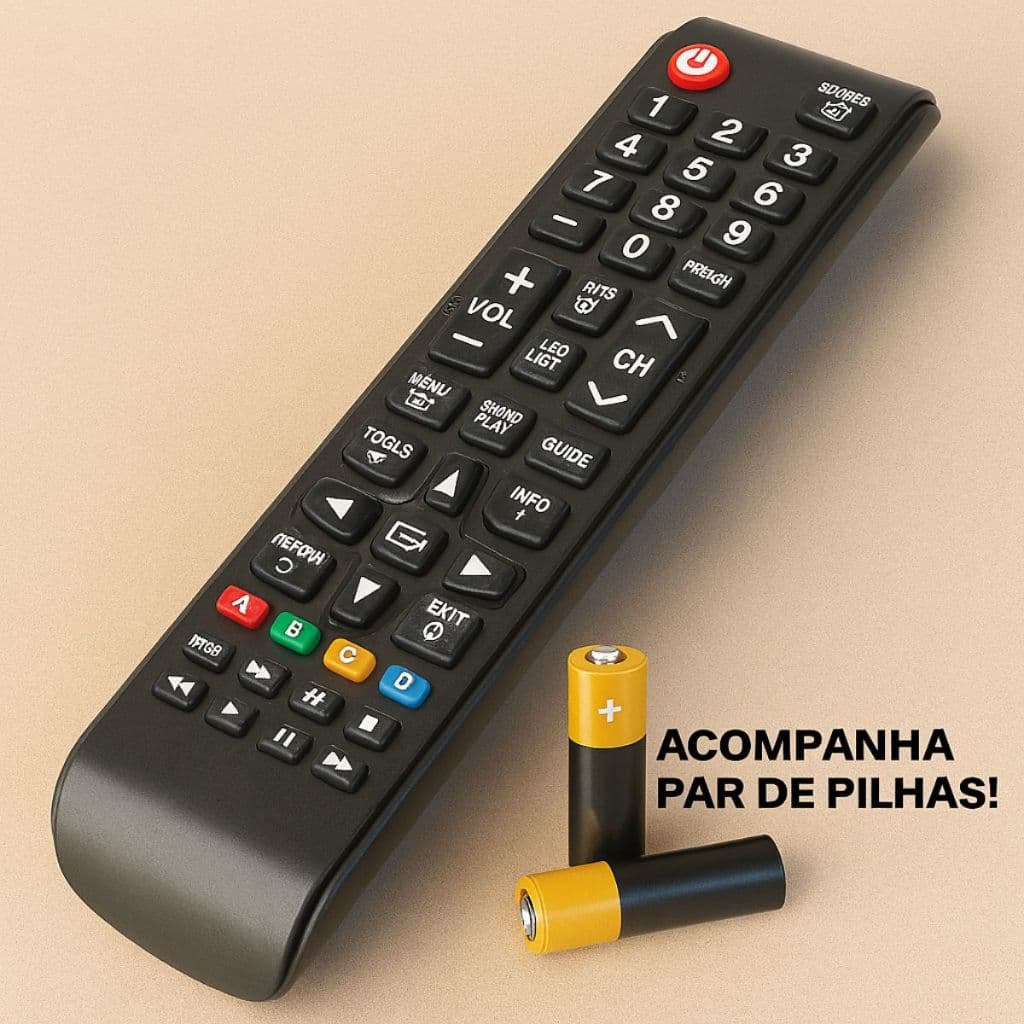 Controle Remoto Compatível TV Samsung Smart LED LCD Controle Remoto Universal TV Samsung