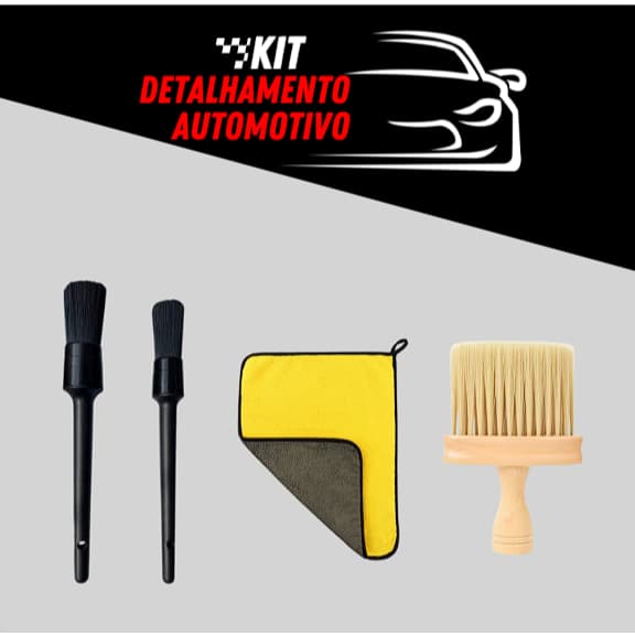 Kit Detalhamento e limpeza Automotivo Automotiva Jogo
