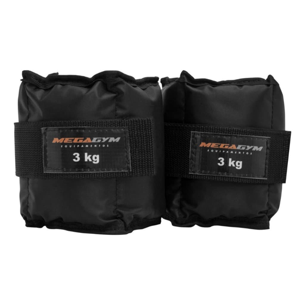 Caneleira De Peso Tornozeleira 3kg Musculação Ginastica Exercícios Treino Profissional Academia