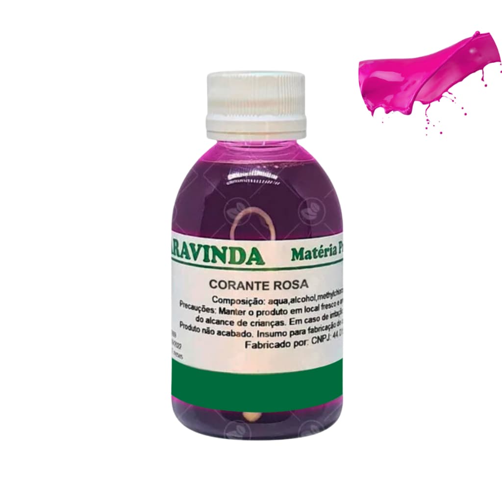 Corante Hidrossolúvel 100ml Para Sabonetes e Aromas