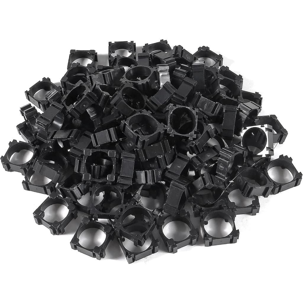 500 peças Suporte Da Bateria De Lítio, De Plástico,  Espaçador De Célula Para DIY, Bateria Fixa, 18650, 500Pcs