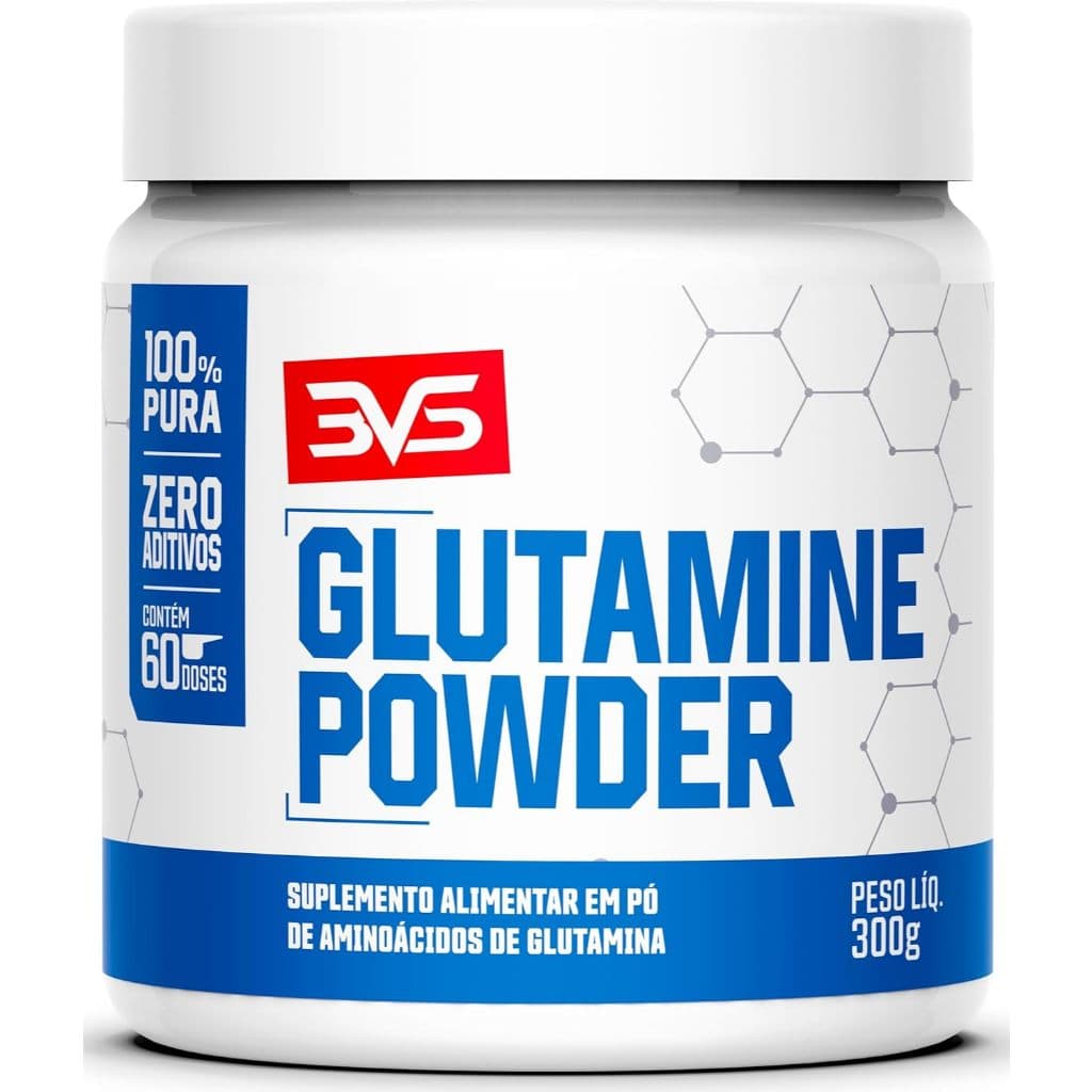 Glutamina 100% Pura 300g - Fórmula Exclusiva com insumos importado 5g De Glutamina Por Dose 60 Doses