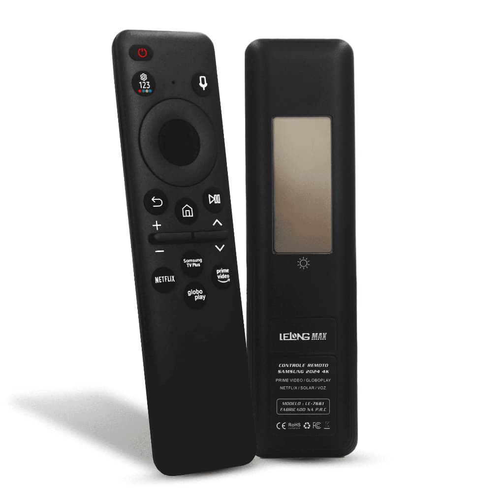 Controle remoto Solar compatível TV Samsung com comando de voz