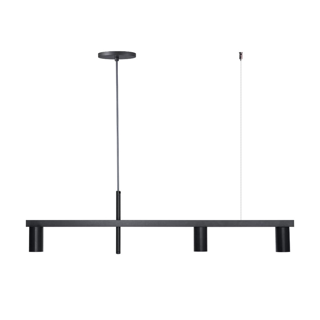 Pendente Fit PLX032 75cm Retangular 3 Spot Linear Tubos Mr11